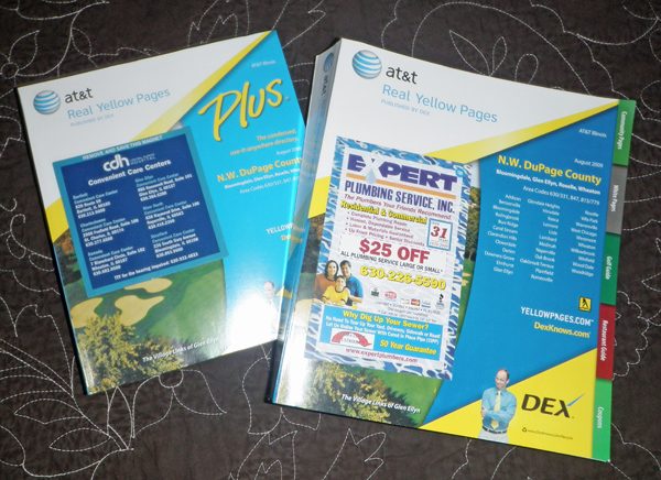 yellow pages white pages