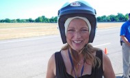 Shawna Coronado at the Ford Race Track in Detroit, Michigan.