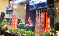 Shawna Coronado on the Home Depot Stage at the Chicago Flower and Garden Show 2013