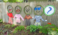 Temporary solution to the graffiti vandalism on my garden fence