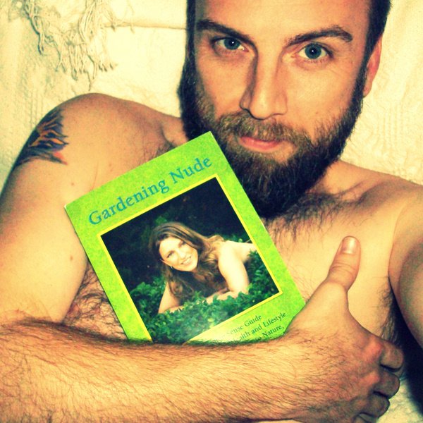 Michael Nolan Naked with my Book - love it