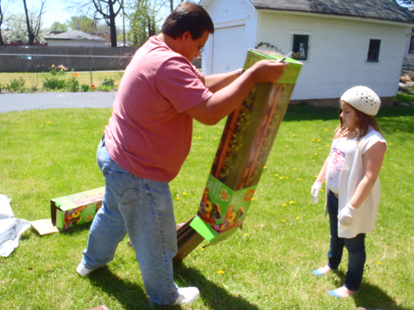 Assembling garden beds