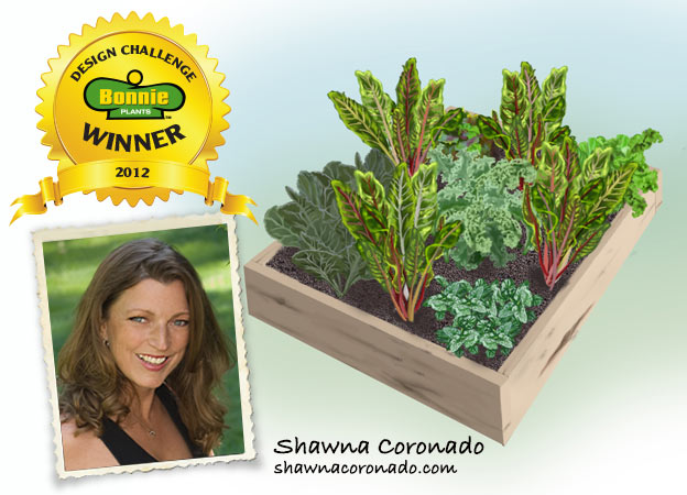 Vitamin-Rich Shade Vegetable Garden Design Wins Contest