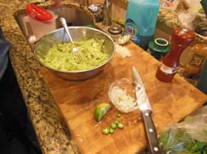 Guacamole ingredients