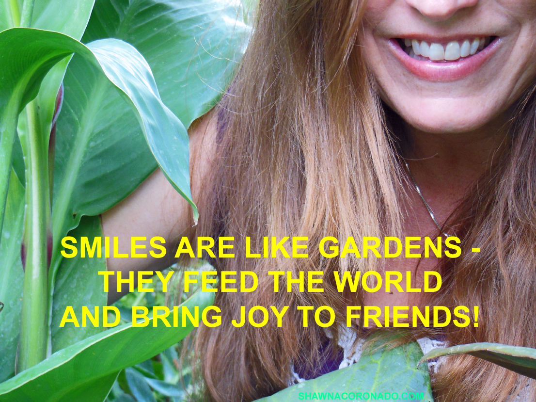 SMILES IN THE GARDEN