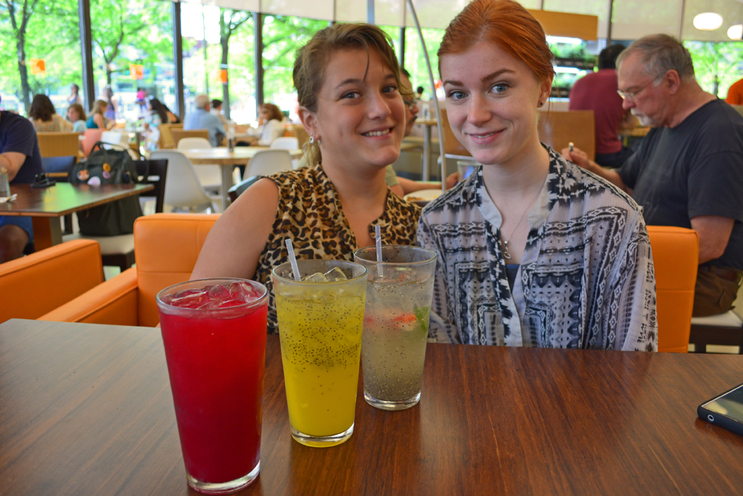 Lyfe Kitchen Fancy Chia Waters and the Girls Restaurant Evanston Il