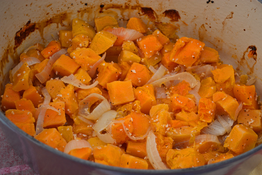 Butternut Squash and Onion Recipe Baked