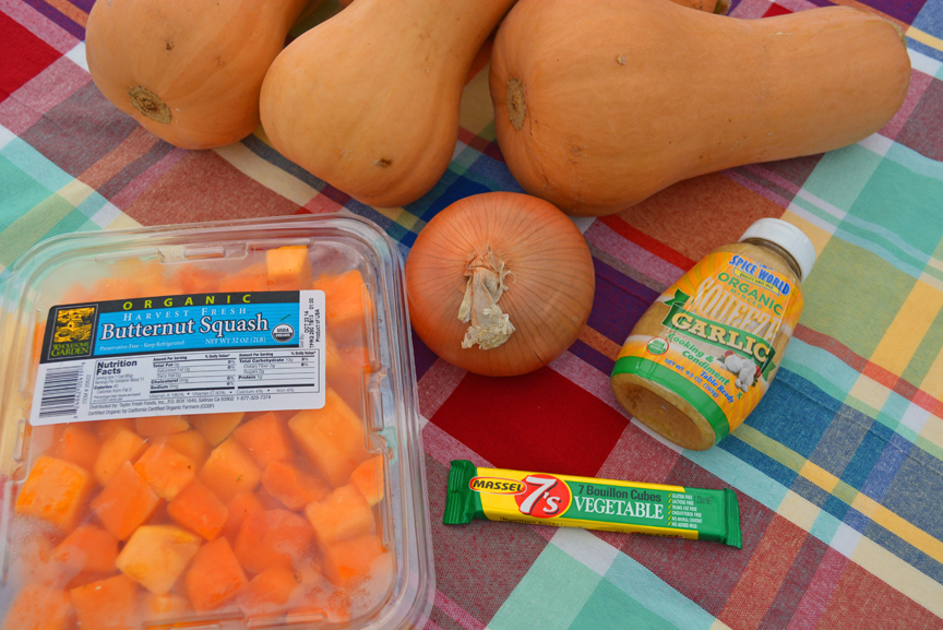 Butternut Squash and Onion Recipe Ingredients