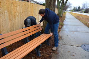 Park Bench Install