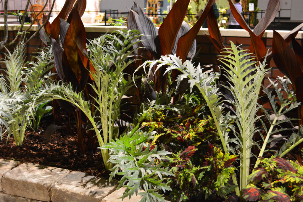 Vegetables Growing with Tropicals