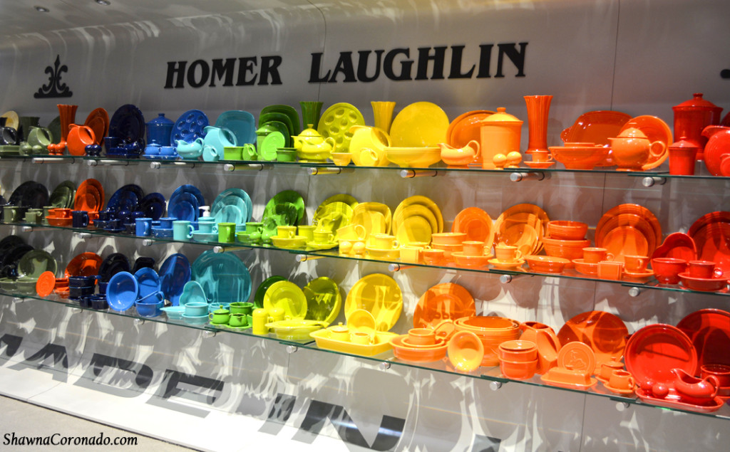 Fiestaware Display Rainbow