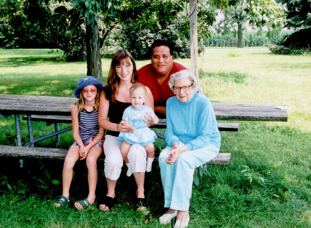 Grandma on the Farm