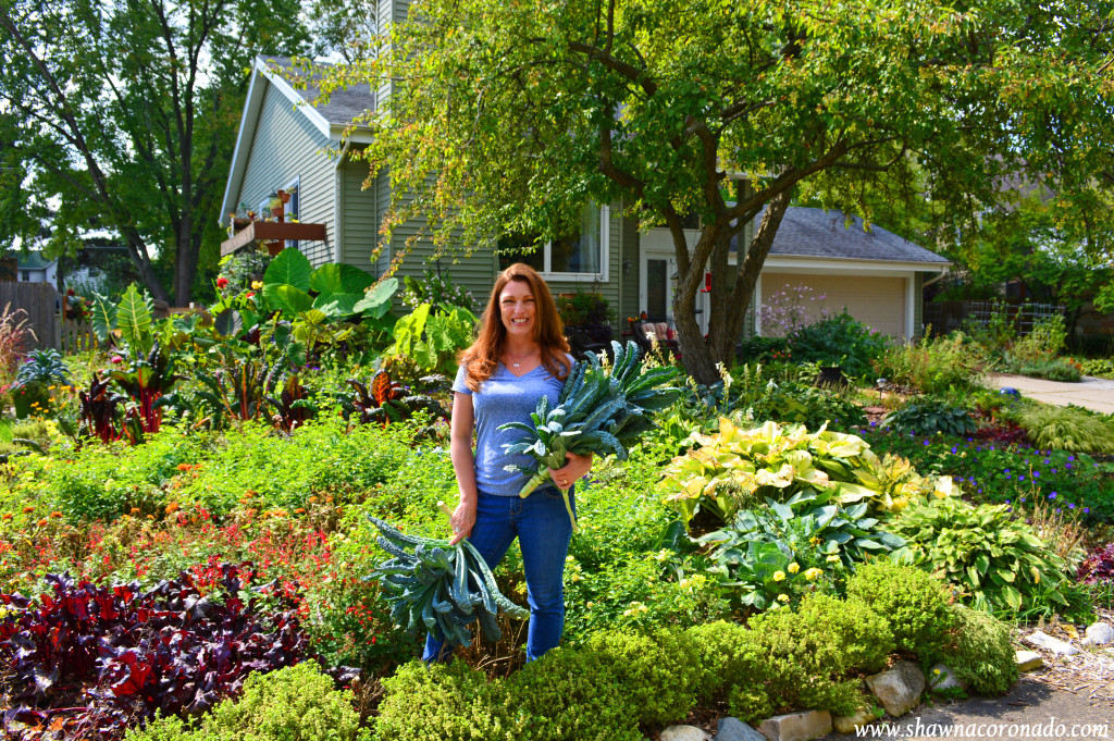 Shawna Coronado in late September garden