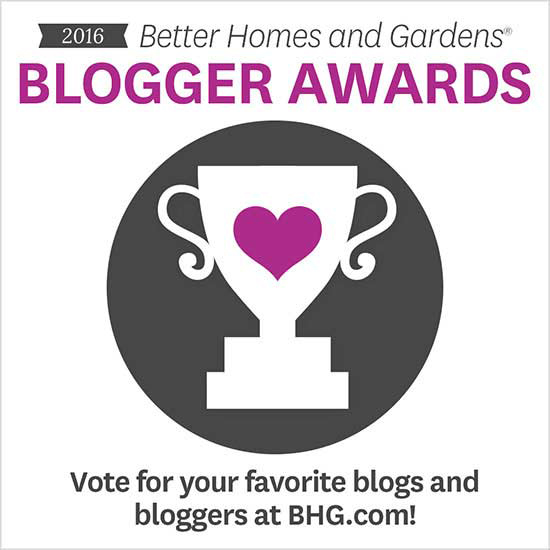 Blogger Awards 2016 Better Homes and Gardens