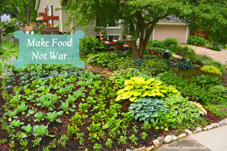 Front Lawn Vegetable Garden Design ⋆ Shawna Coronado