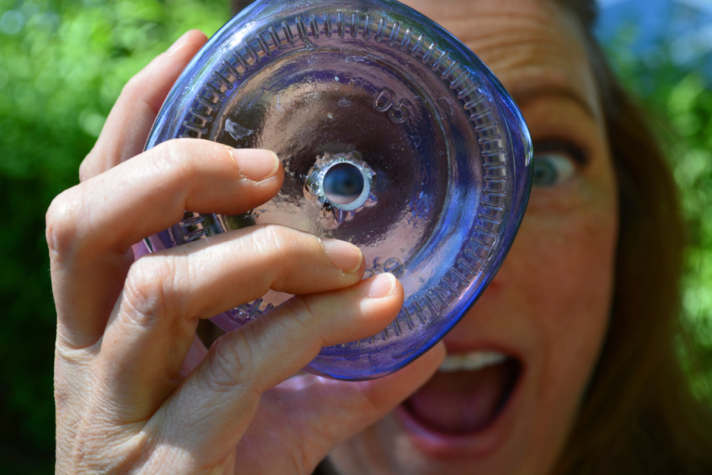 Mason Jar Garden Hole Drill