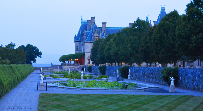 Biltmore Estate at Dawn Italian Gardens