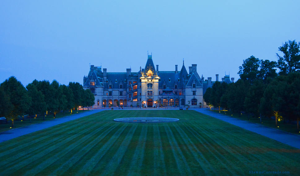 Biltmore Estate at Dawn in Blue