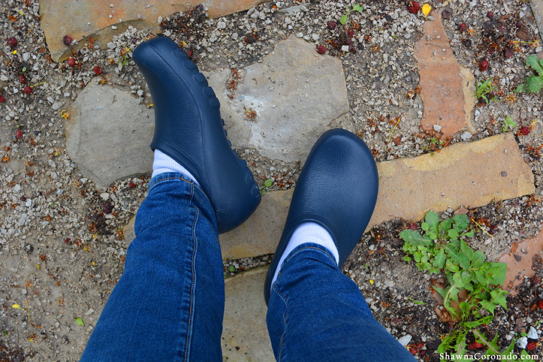 Garden Clogs in the Garden