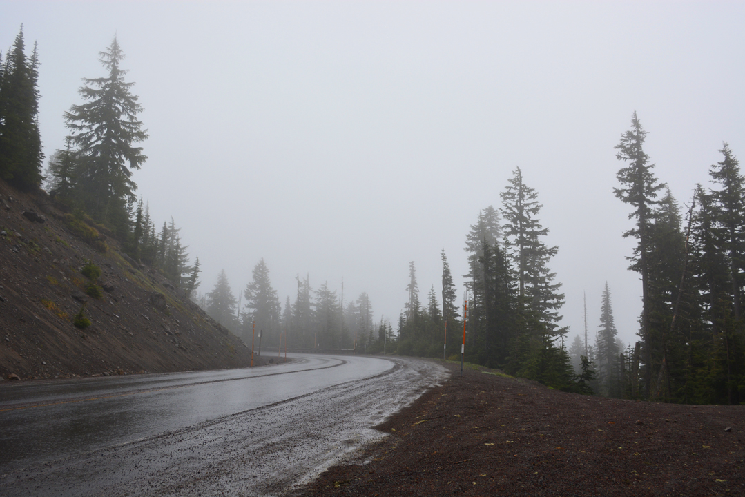 Mount Hood Foggy Visibility