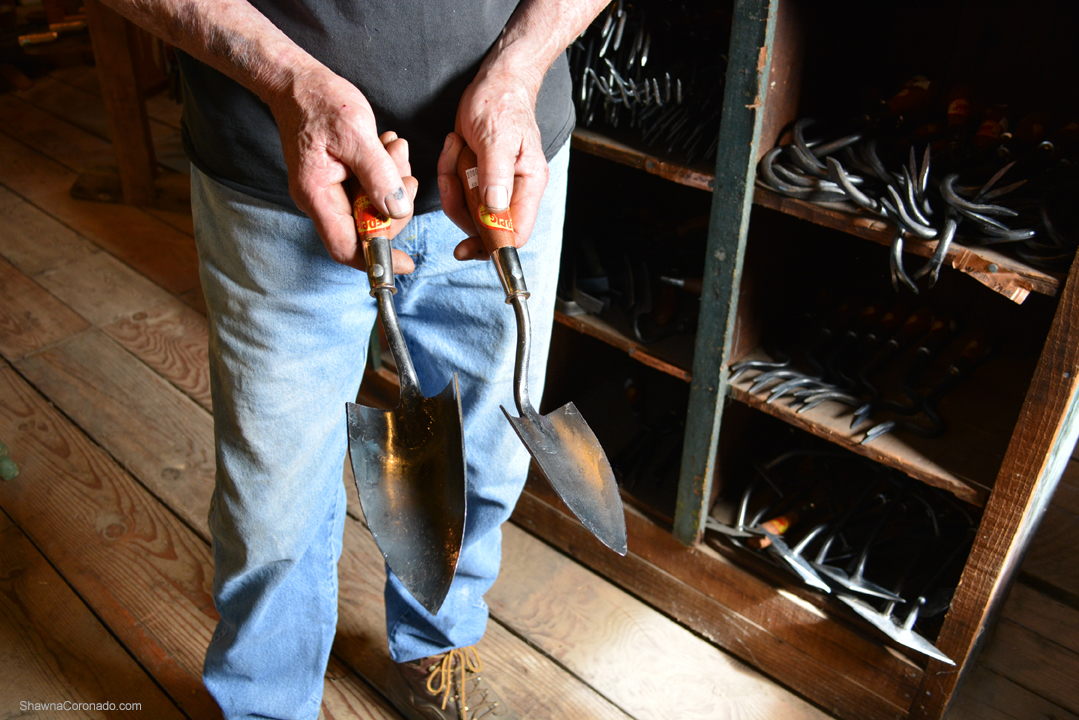 Red Pig Tools Bob Denman Tools in Shop copyright Shawna Coronado