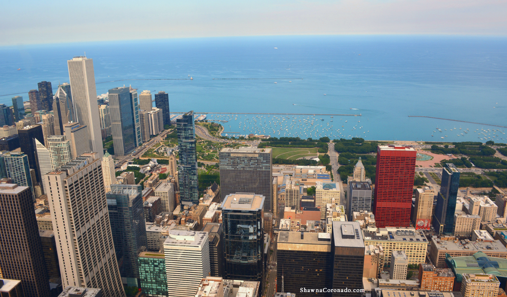 City of Chicago from Willis Tower