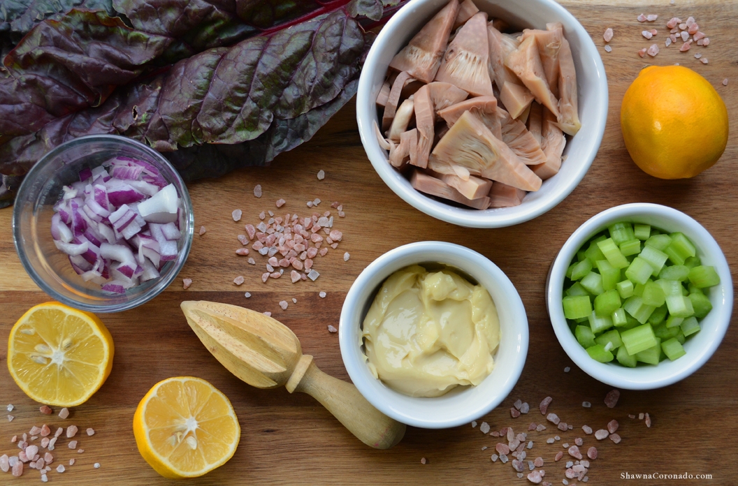 Jackfruit Tuna Salad Ingredients