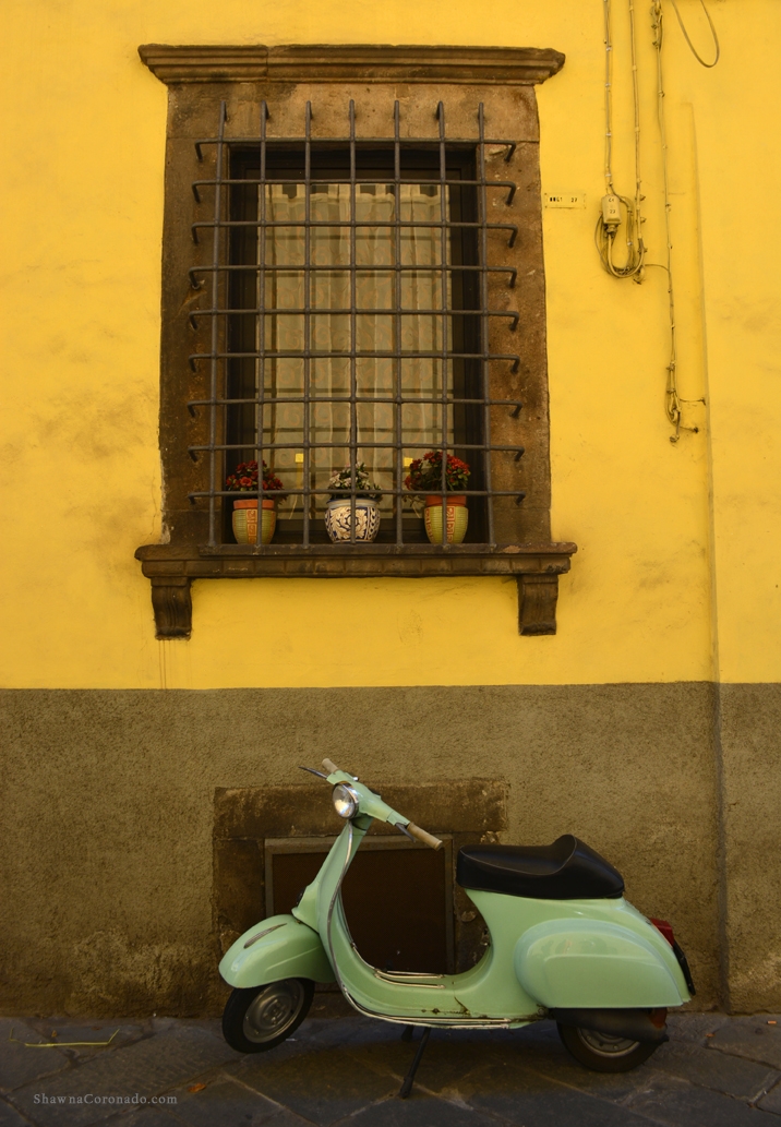 Lucca Italy Vespa