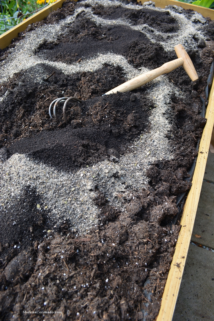 Herb Garden Elevated Bed Soil Mix