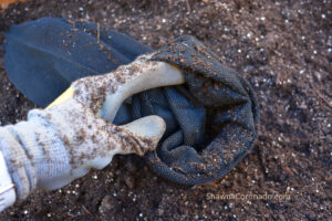 Vardensok filling with soil