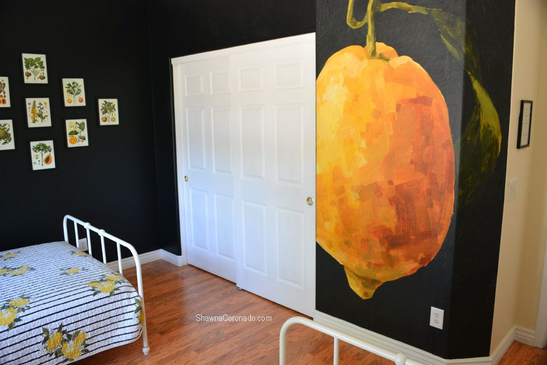 Lemon photowall mural design