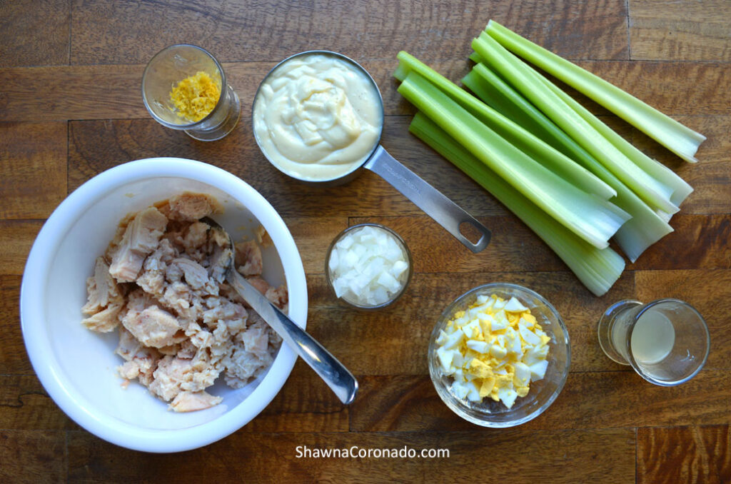 lemon tuna celery dip ingredients