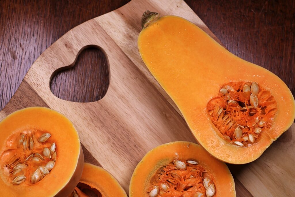 sliced butternut squash