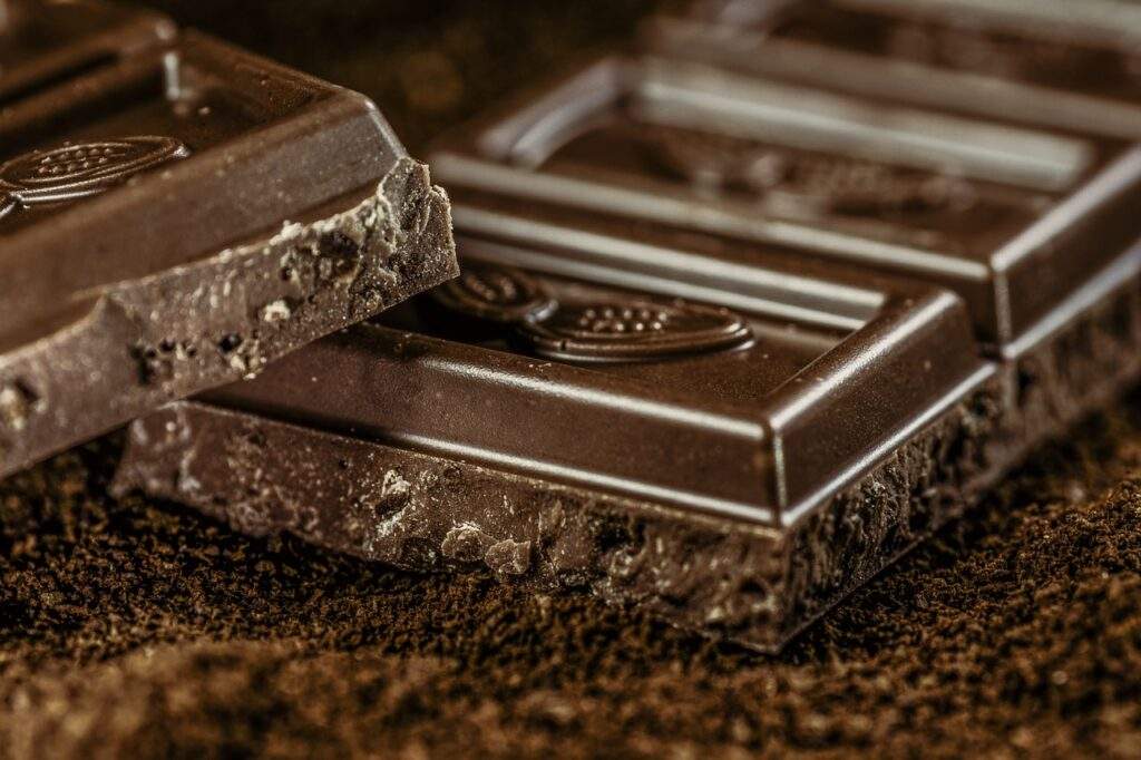 dark chocolate bar