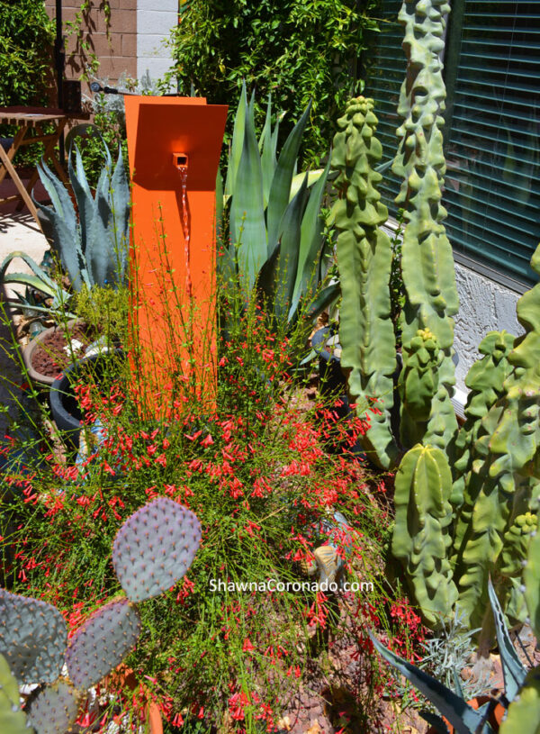 Modern Art Sculpture Patio Fountain - Image 5