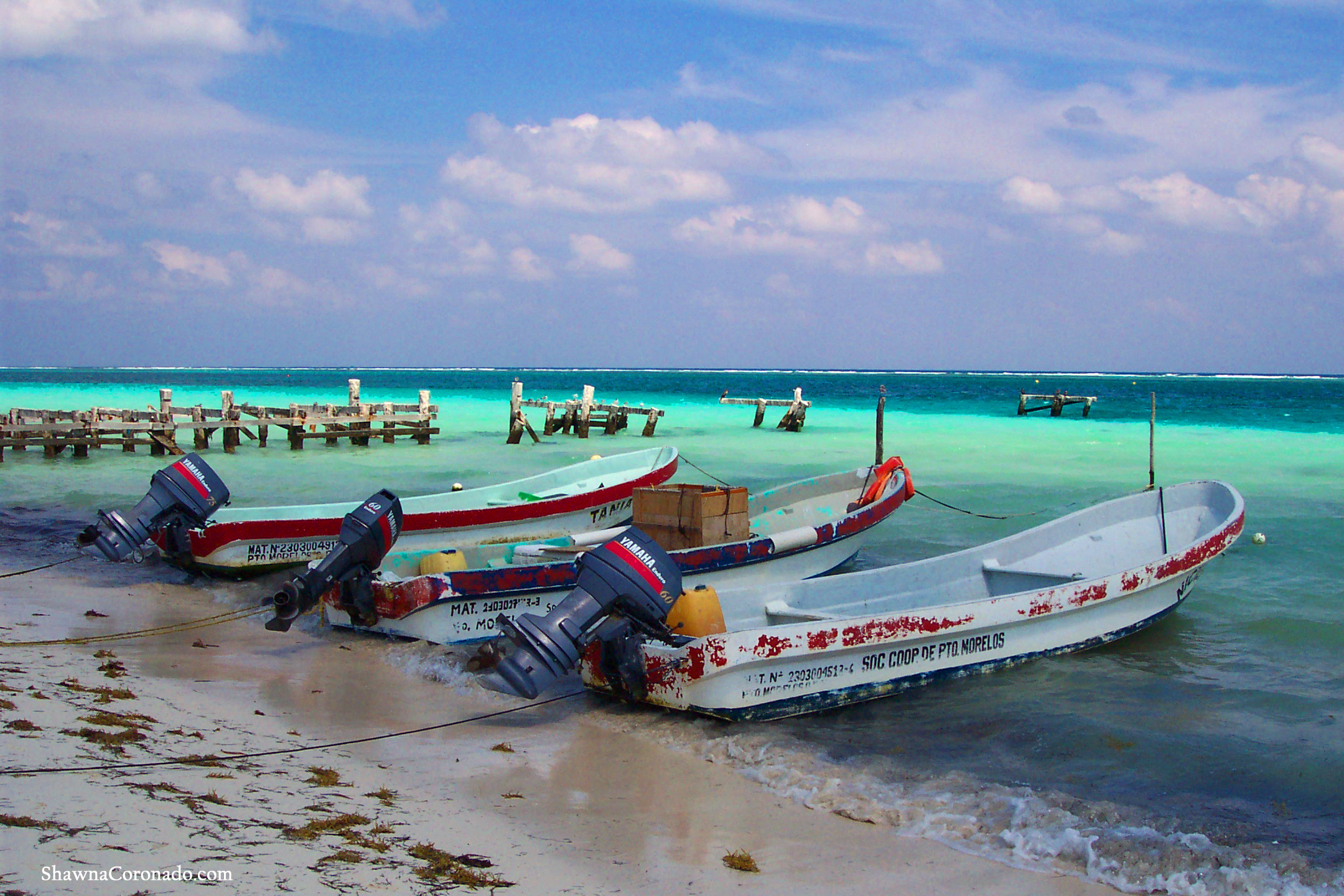 Merida Mexico Fishing Boats